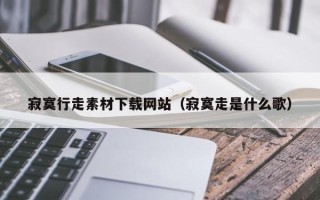 毕节寂寞行走素材下载网站（寂寞走是什么歌）